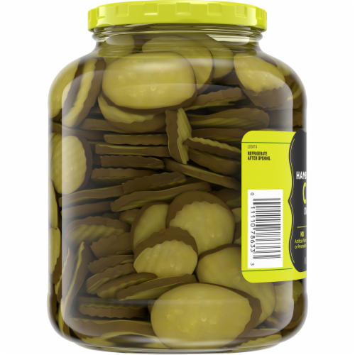 Kroger® Oval Cut Hamburger Dill Pickle Chips Perspective: bottom