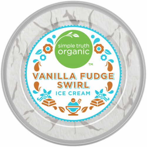 Simple Truth Organic™ Vanilla Fudge Swirl Ice Cream Perspective: bottom