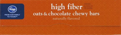 Kroger® High Fiber Oats & Chocolate Chewy Bars Perspective: bottom
