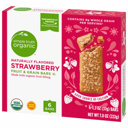 Simple Truth Organic™ Strawberry Breakfast Bars Perspective: bottom