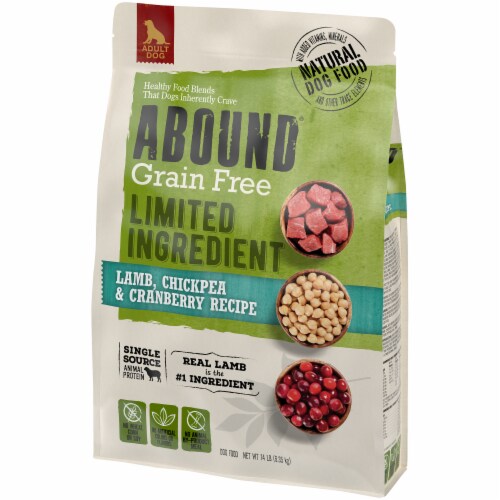 ABOUND® Grain Free Adult Dry Dog Food Lamb Chickpea & Cranberry Perspective: bottom