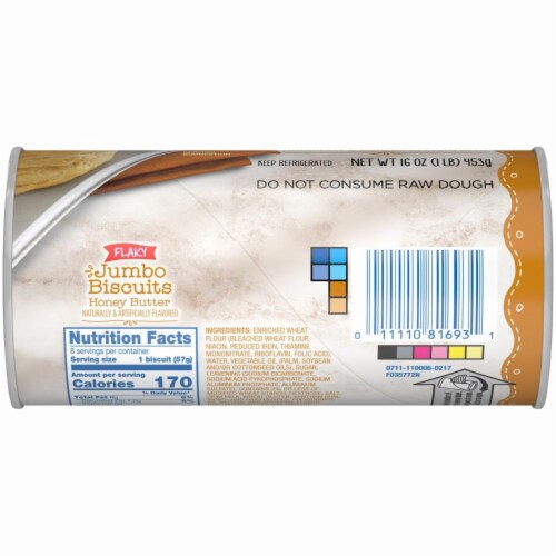 Kroger® Honey Butter Flaky Jumbo Biscuits Perspective: bottom