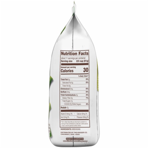 Kroger® Traditional Favorites Frozen Green Beans Cut Perspective: bottom