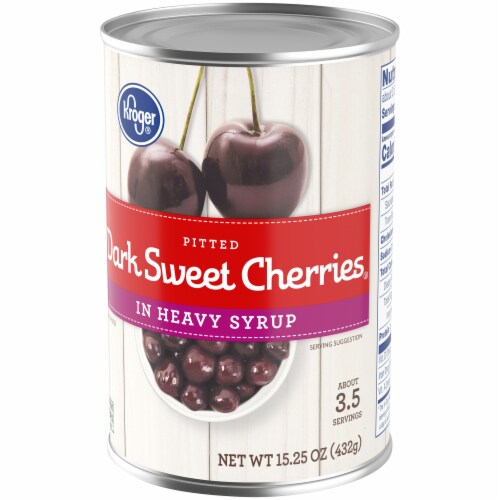 Kroger® Canned Pitted Dark Sweet Cherries in Heavy Syrup Perspective: bottom