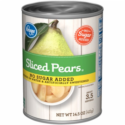 Kroger® Canned Sliced Pears No Sugar Added Perspective: bottom
