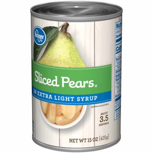 Kroger® Canned Pear Slices in Extra Light Syrup Perspective: bottom