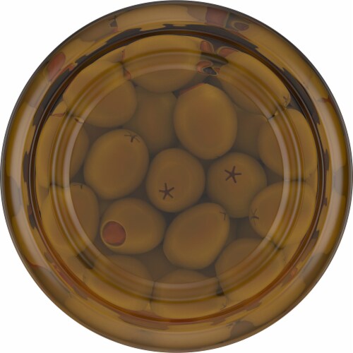 Kroger®  Manzanilla Olives Stuffed with Pimiento Jar Perspective: bottom