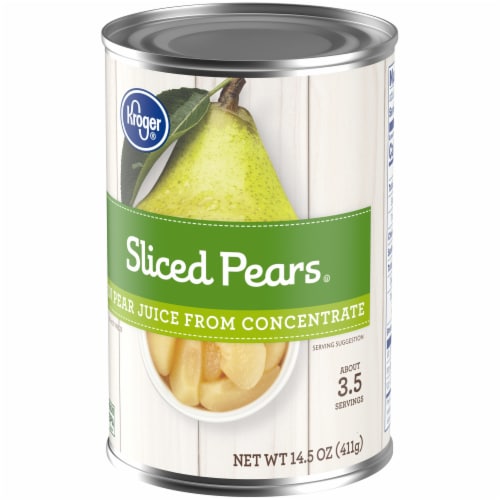 Kroger® Canned Pear Slices in Pear Juice Perspective: bottom