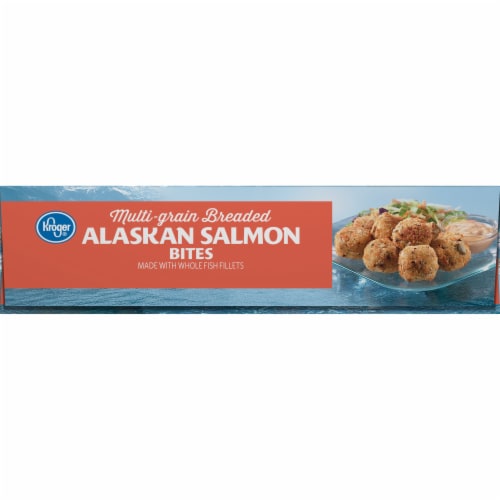 Kroger® Multi-Grain Breaded Alaskan Salmon Bites Perspective: bottom