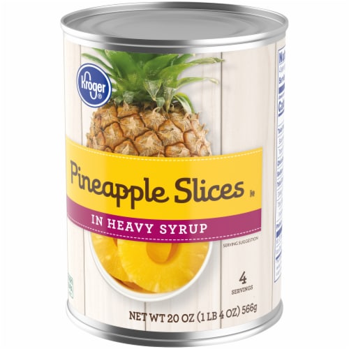 Kroger® Canned Pineapple Slices in Heavy Syrup Perspective: bottom