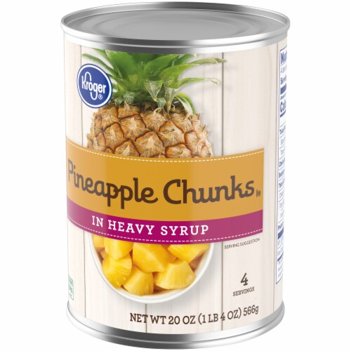 Kroger® Canned Pineapple Chunks in Heavy Syrup Perspective: bottom
