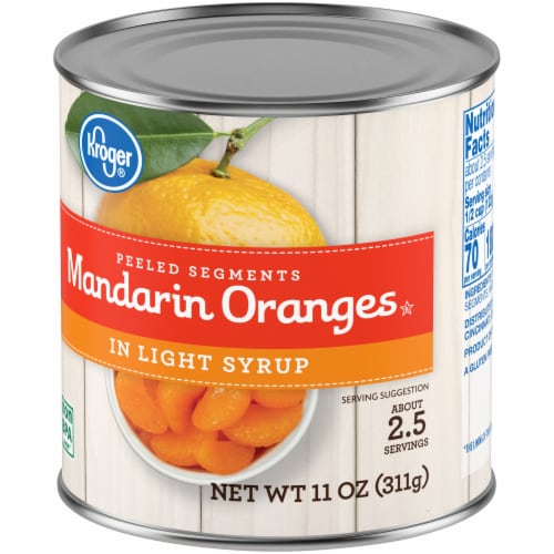 Kroger® Canned Mandarin Oranges in Light Syrup Perspective: bottom