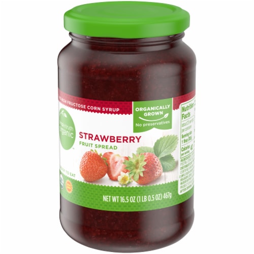 Simple Truth Organic™ Strawberry Fruit Spread Perspective: bottom