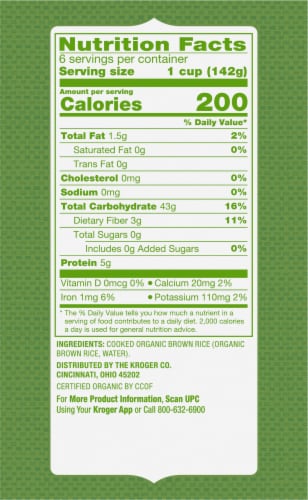 Simple Truth Organic™ Frozen Brown Rice Perspective: bottom