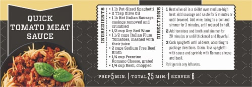 Kroger® Pot Size Spaghetti Perspective: bottom