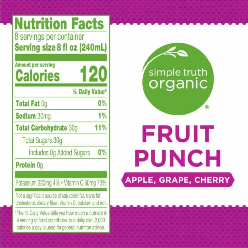 Simple Truth Organic® Fruit Punch Perspective: bottom