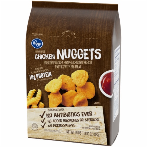 Kroger® Fully Cooked Frozen Chicken Nuggets Perspective: bottom