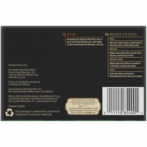 Private Selection® Mountain Blend Medium-Dark K-Cup® Coffee Pods Perspective: bottom