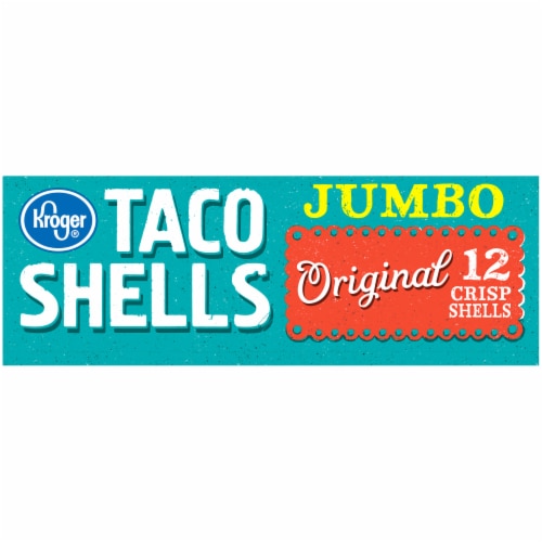 Kroger® Jumbo Original Taco Shells Perspective: bottom