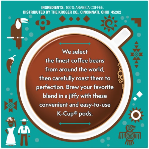 Kroger® 100% Colombian Medium Dark Roast Coffee Pods Perspective: bottom