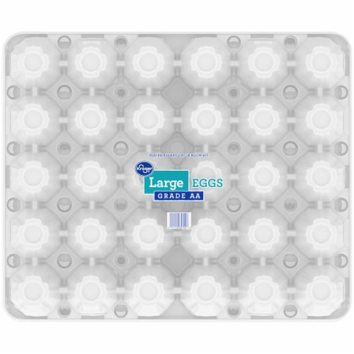 Kroger® Large White Eggs Perspective: bottom