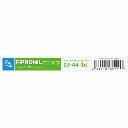 Pet Pride® Fipronil Flea & Tick Squeeze-On for Dogs Perspective: bottom