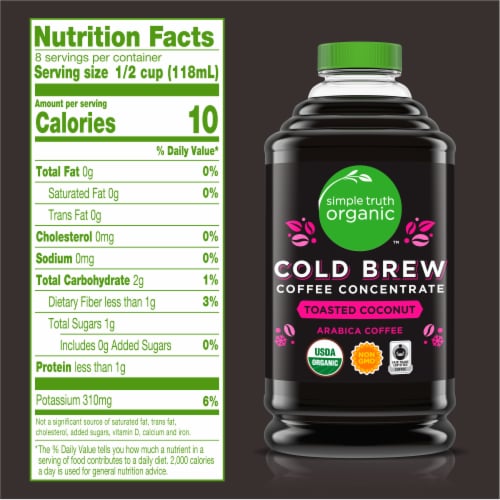Simple Truth Organic™ Toasted Coconut Cold Brew Coffee Concentrate Perspective: bottom