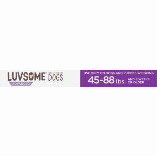 Luvsome® Advanced Flea & Tick Applicators for Dogs and Puppies Perspective: bottom