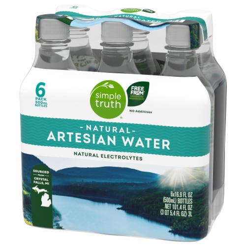 Simple Truth® Artesian Bottled Water Perspective: bottom