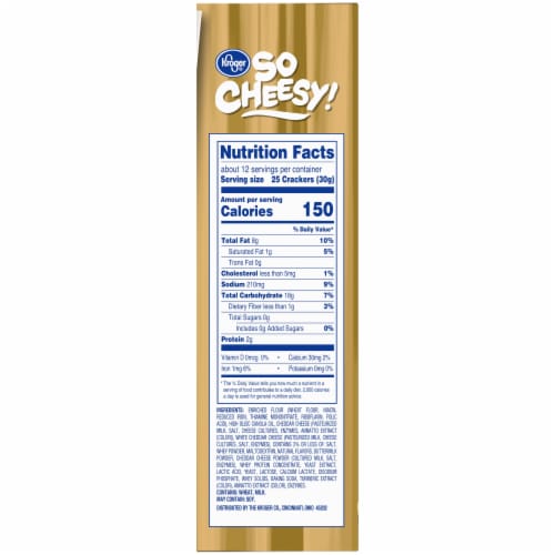 Kroger® So Cheesy! White Cheddar Big Baked Cheese Bits Perspective: bottom