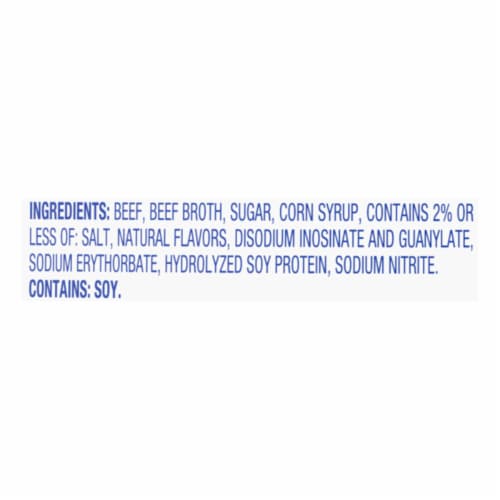 Kroger® Sweet & Spicy Smokehouse Beef Jerky Perspective: bottom