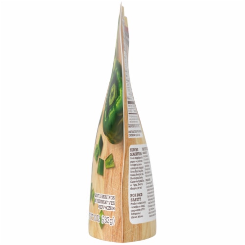 Kroger® Recipe Beginnings® Frozen Peppers Chopped Green Bell Pepper Perspective: bottom