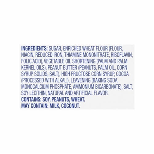 Kroger® Peanut Butter Fudge Enrobed Cookies Perspective: bottom