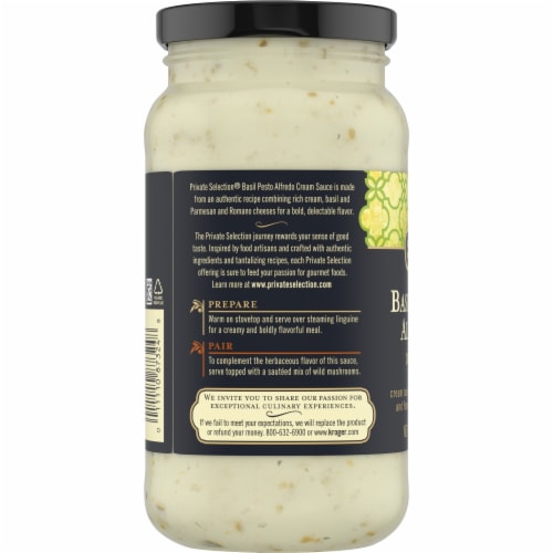 Private Selection® Basil Pesto Alfredo Cream Sauce Perspective: bottom