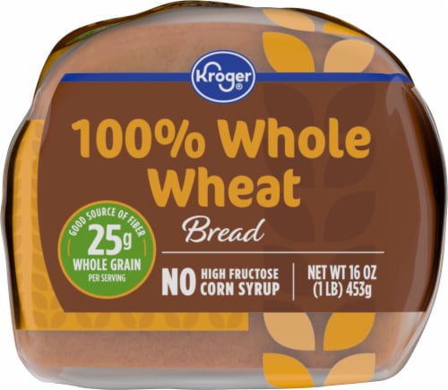 Kroger® Round Top 100% Whole Wheat Bread Perspective: bottom