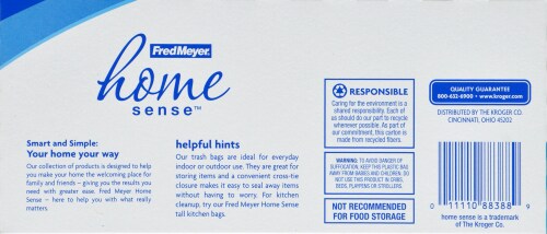 Fred Meyer ® Large Trash Bags Perspective: bottom