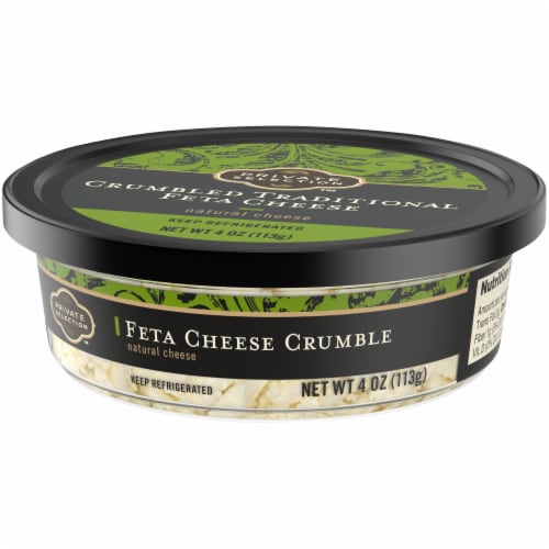 Private Selection® Crumbled Feta Cheese Perspective: bottom