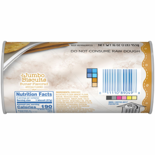 Kroger® Jumbo Butter Biscuits Perspective: bottom