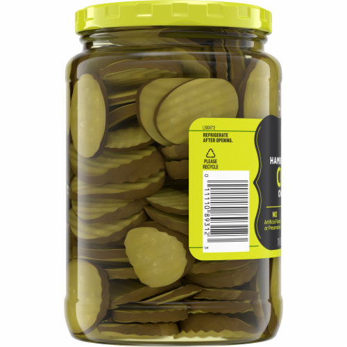 Kroger® Hamburger Dill Oval Cut Pickle Chips Perspective: bottom