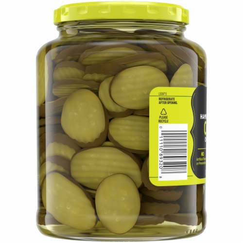 Kroger® Oval Cut Hamburger Dill Chips Perspective: bottom