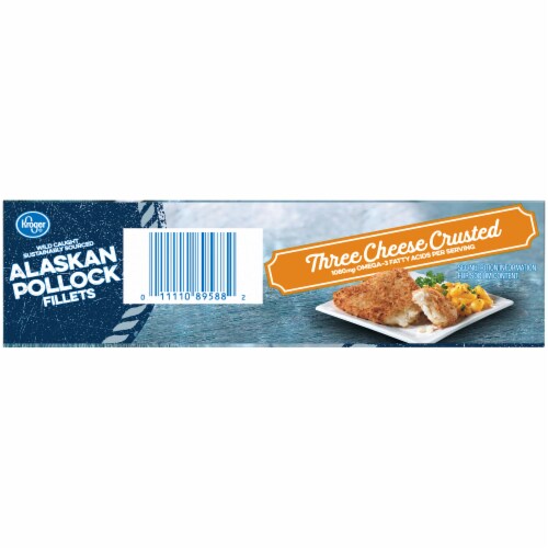 Kroger® Three Cheese Crusted Alaskan Pollock Fillets Perspective: bottom