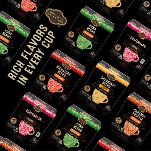 Private Selection® Kona Blend Medium Roast K-Cup Coffee Pods Perspective: bottom