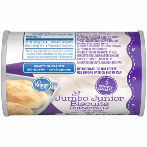 Kroger® Buttermilk Jumbo Junior Biscuits Perspective: bottom