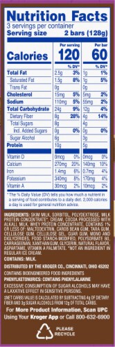 Kroger® No Sugar Added Low Fat Fudge Bars Perspective: bottom