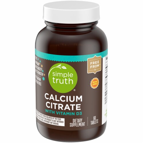 Simple Truth® Calcium Citrate with Vitamin D3 Tablets Perspective: bottom