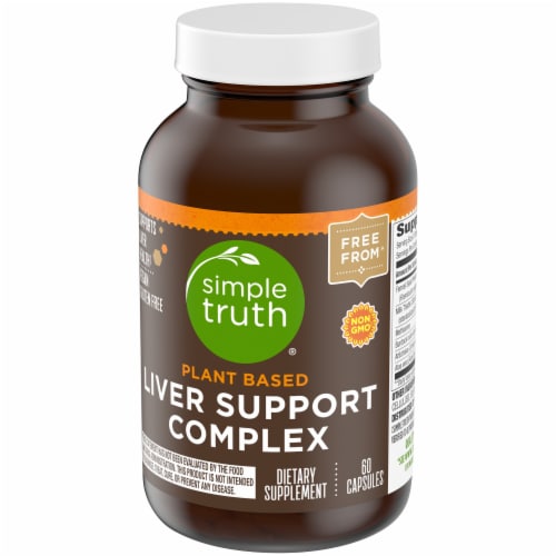 Simple Truth™ Plant Based Liver Support Complex Capsules Perspective: bottom