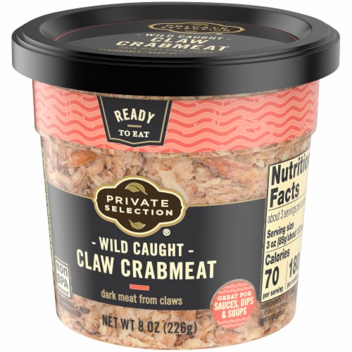 Private Selection® Wild Caught Claw Crabmeat Perspective: bottom