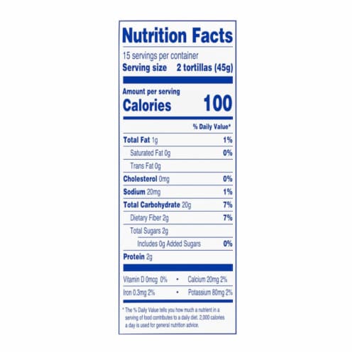 Kroger® White Corn Tortillas Perspective: bottom
