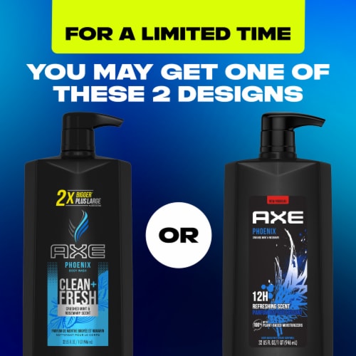 AXE Phoenix Crushed Mint & Rosemary Scented Body Wash Perspective: bottom