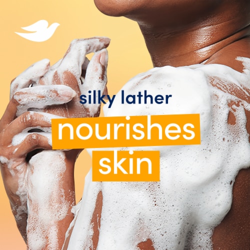 Dove Glowing Mango Butter and Almond Butter Bar Soap Perspective: bottom
